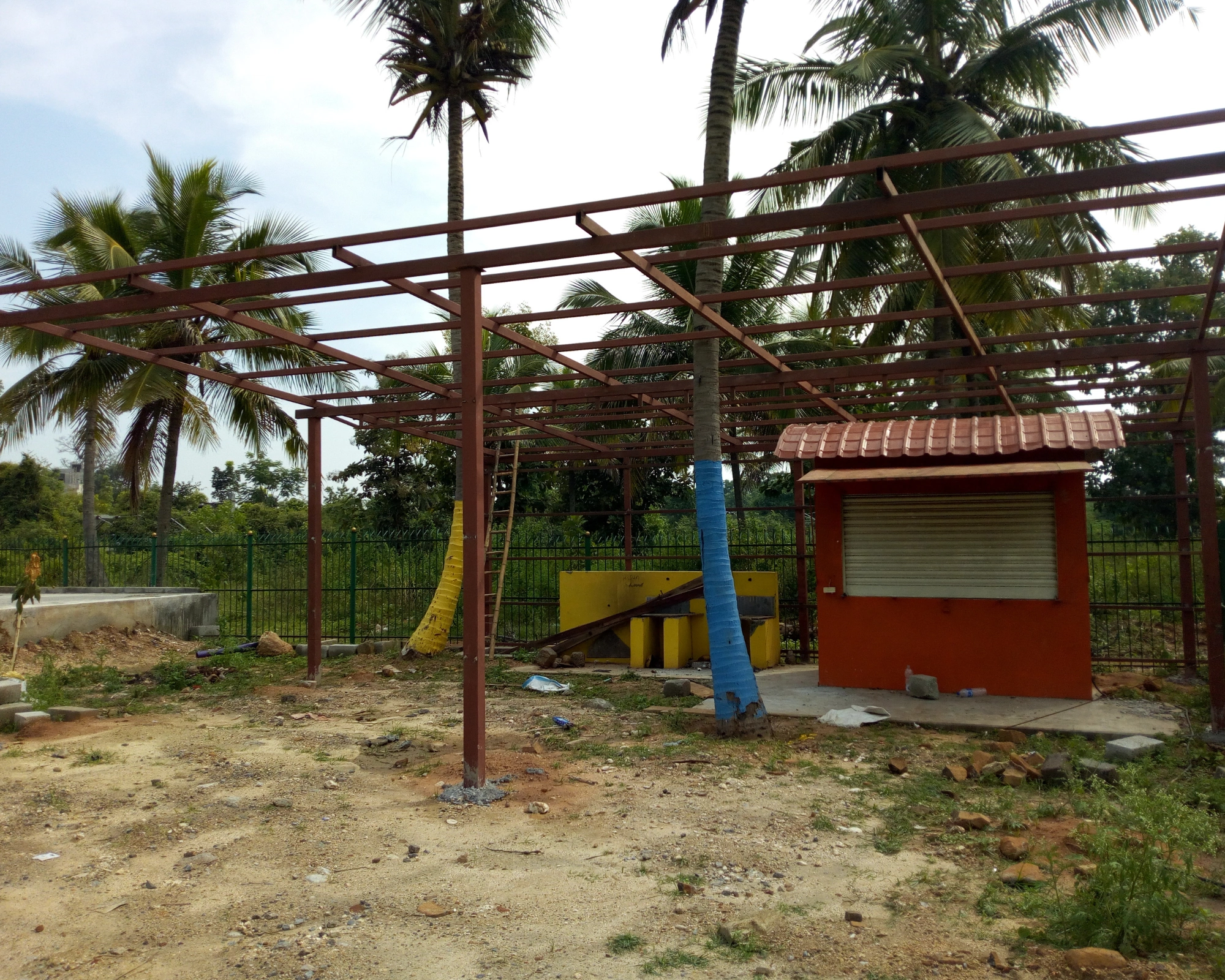Structural framework begins